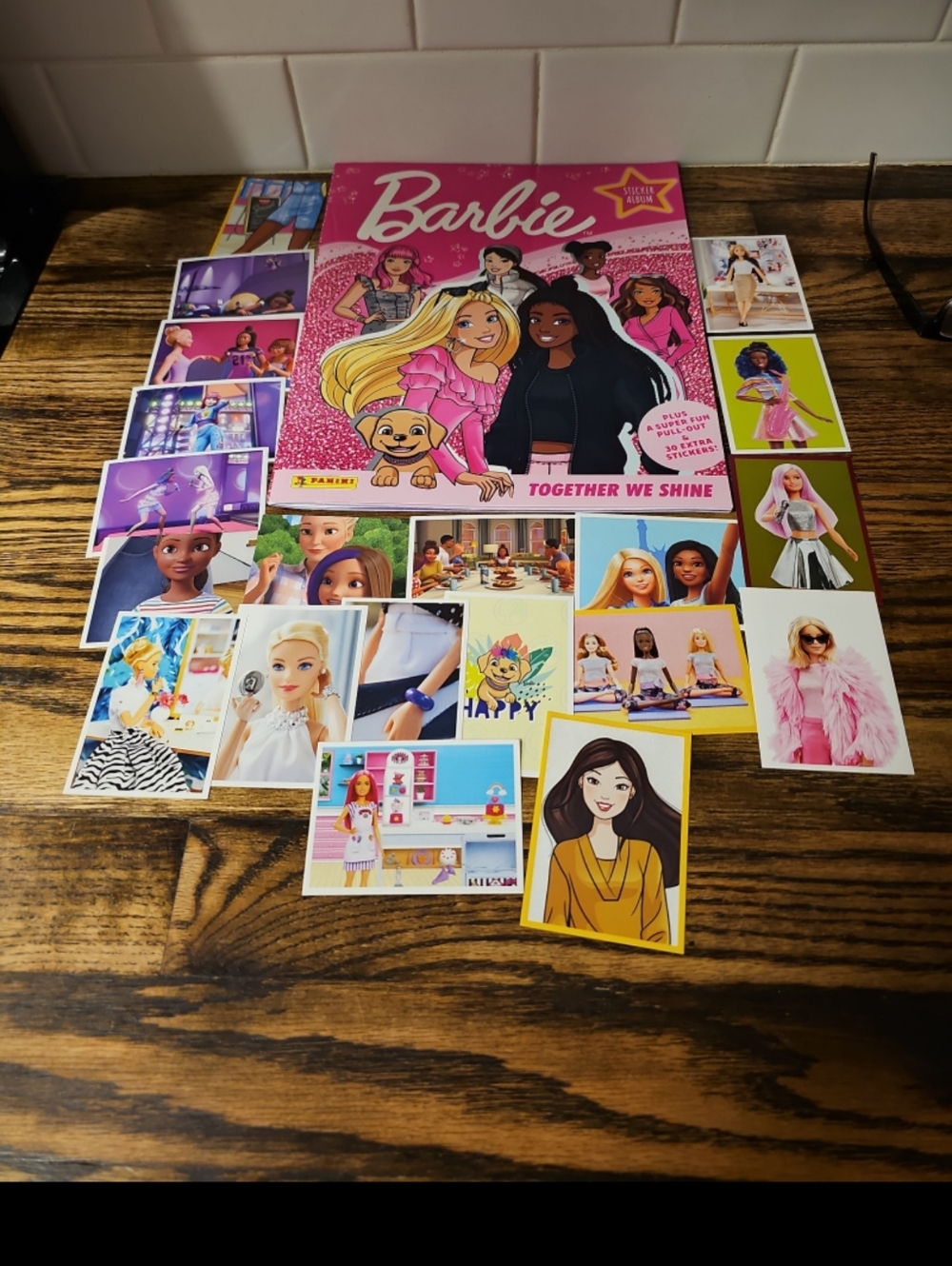 Barbie Together we Shine panini stickers